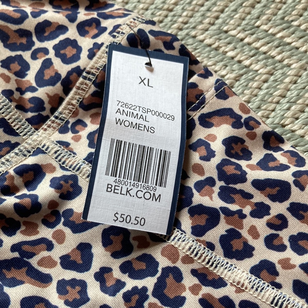 New Crown & Ivy Animal Print Leggings - Picture 2 of 6